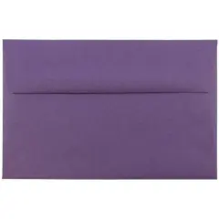 JAM Paper A8 Passport Invitation Envelopes, 50ct. Dark Purple