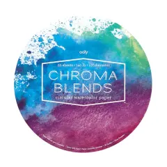 OOLY Chroma Blends 10" Circular Watercolor Paper Pad
