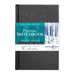 Stillman & Birn&reg; Epsilon Series Hardcover Mixed Media Premium Sketchbook, 5.5" x 8.5"
