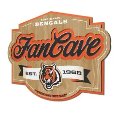 NFL Fan Cave Sign Cincinnati Bengals