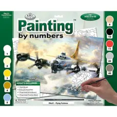 Royal Langnickel&reg; Flying Fortress Painting by Numbers Kit