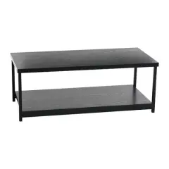 Household Essentials 39" Jamestown Coffee Table Black