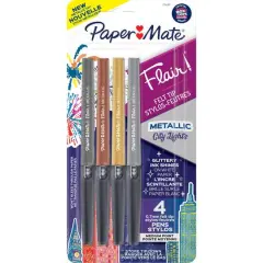 Paper Mate&reg; Flair Metallic Felt Medium Tip Set