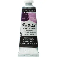 Grumbacher&reg; Pre-Tested Professional&reg; Oil Color Paint, 37mL Cobalt Rose