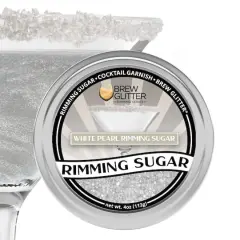 Bakell&reg; Brew Glitter Rimming Sugar White