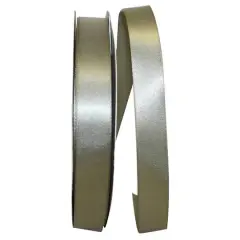 JAM Paper 7/8" x 100yd. Satin Single Face Ribbon Old Willow