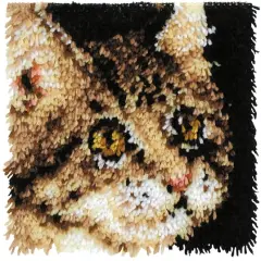 Wonderart&reg; Tabby Latch Hook Kit