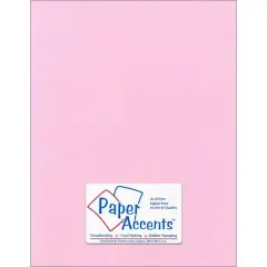 PA Paper&trade; Accents 8.5" x 11" 80lb. Canvas Cardstock Paper, 25 Sheets Sweetie Pie