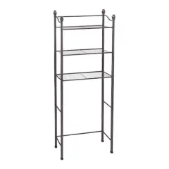 Organize It All Belgium Bronze 3-Tier Over the Toilet Space Saver
