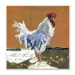Stupell Industries Country Farm Chicken Collage My Sunshine Sentiment,12" x 12"
