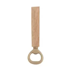 Hello Honey&reg; Mango Wood & Brass Bottle Opener