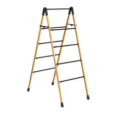 Household Essentials Bamboo V-Shaped Expandable Laundry Drying Rack