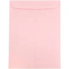 JAM Paper 10" x 13" Open End Catalog Premium Envelopes, 25ct. Baby Pink Pastel