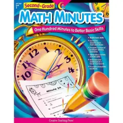 Creative Teaching Press&reg; Math Minutes Workbook, Grade 2