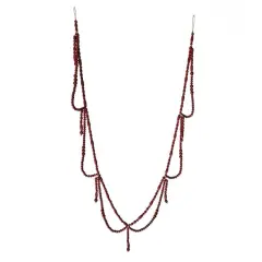 6ft. Red Wood Beaded Garland by Ashland&reg;
