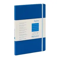 Fabriano&reg; Ispira Lined Hard-Cover Notebook Blue