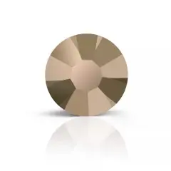 Preciosa MAXIMA SS20 Flatback Czech Crystals, 144ct. Jet Brown Flare