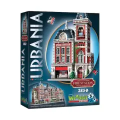 Wrebbit 3D Puzzle&trade; Urbania Collection Fire Station 285 Piece Puzzle