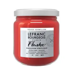 Lefranc & Bourgeois Flashe&reg; Matte Artist's Color, 400mL Red Vermilion