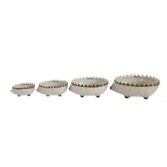 Hello Honey&reg; Hand Painted Stoneware Hedgehog Measuring Cup Set