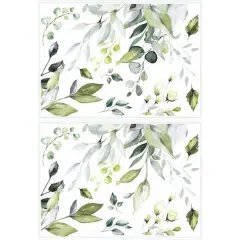 RoomMates Hanging Watercolor Leaves Peel & Stick Giant Decals