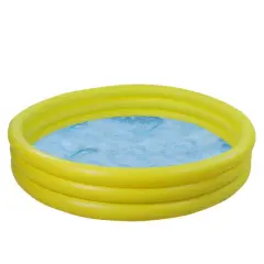 Pool Central&reg; 48" Yellow and Blue Round Inflatable Children's Swimming Pool