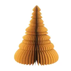 Hello Honey&reg; 18" Mustard Yellow Paper Honeycomb Tree