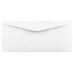JAM Paper 3.875" x 8.875" White Tyvek Envelopes, 25ct.