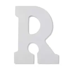 9" White MDF Whimsy Letter by Make Market&reg; R