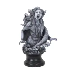 10.25" Gray Mermaid Bust Tabletop D&eacute;cor by Ashland&reg;