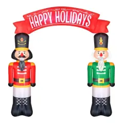 Airflowz&trade; 8ft. Inflatable Nutcrackers Archway