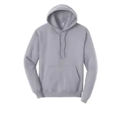 Port & Company&reg; Neutrals Core Fleece Pullover Hooded Sweatshirt Silver