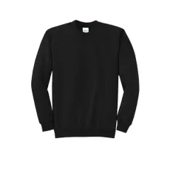 Port & Company&reg; Neutrals Core Fleece Crewneck Sweatshirt Jet Black