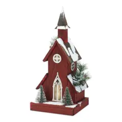 19" Wooden Church Replica