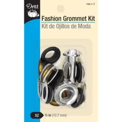 Dritz&reg; 1/2" Black Fashion Grommet Kit with Tools