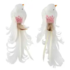 Decorative Feather Birds, 2ct. by Ashland&reg; White