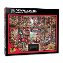 NHL Barnyard Fans 500 Piece Puzzle Chicago Blackhawks