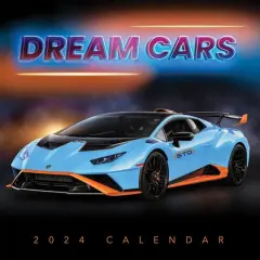 TF Publishing 2024 Dream Cars Wall Calendar