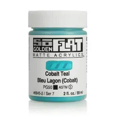 Golden&reg; 2oz. SoFlat Matte Acrylic Paint Cobalt Teal