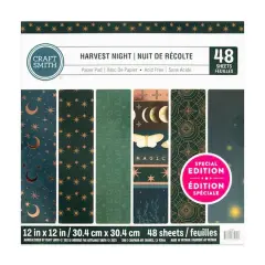 Craft Smith 12" x 12" Harvest Night Paper Pad