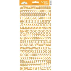 Doodlebug Design Inc.&trade; Alphabet Soup Puffy Stickers Tangerine