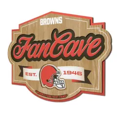 NFL Fan Cave Sign Cleveland Browns