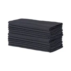 Black Commercial Quality 18" x 18" Napkin Set, 12ct.