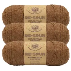3 Pack Lion Brand&reg; Re-Spun Recycled Yarn Cider