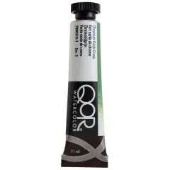 QoR&trade; Watercolor Tube, 11mL Chromium Oxide Green