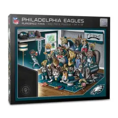 NFL Purebred Fans A Real Nailbiter 500 Piece Puzzle Philadelphia Eagles