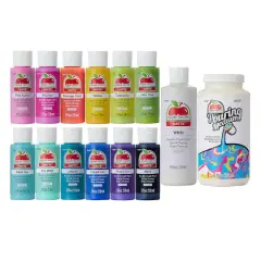 Apple Barrel&reg; Acrylic Paints & Pour Medium 14 Piece Set