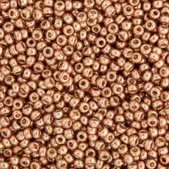 Miyuki&reg; 11/0 Glass Seed Beads, 22g Galvanized Duracoat Champagne