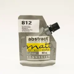 Sennelier Matt Abstract&reg; Acrylic, 60mL 812 Light Olive Green