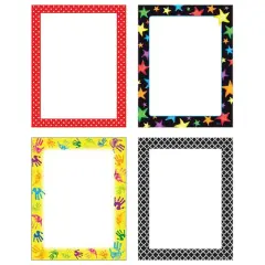 Trend Enterprises&reg; Playful Patterns Terrific Papers&reg; Variety Pack, 4 Packs of 50